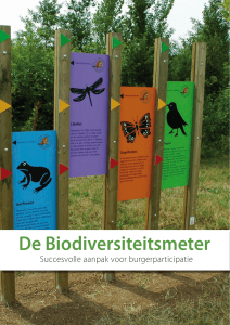 Folder biodiversiteitsmeter