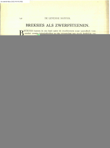 Lijn, P. van der (1923) Breksies als zwerfsteenen. DLN 28: 140-145