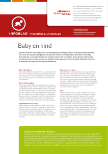Baby en kind - Vitamine Informatie Bureau