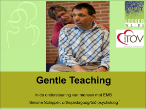 Gentle Teaching – Simone Schipper