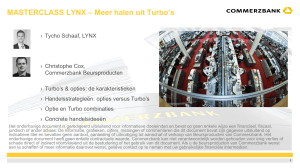 MASTERCLASS LYNX – Meer halen uit Turbo`s