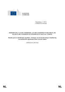 NL NL 1. Inleiding De Europese Raad van maart 2014 heeft