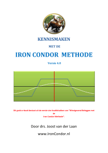 Iron Condor Systeem 1.0 - Iron Condor Methode Winstgevend
