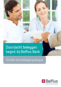 Doordacht beleggen begint bij Belfius Bank