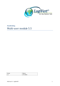 Multi-user module 5.5