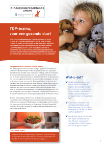 Projectflyer TOP-mama PDF - Kinderonderzoekfonds Limburg