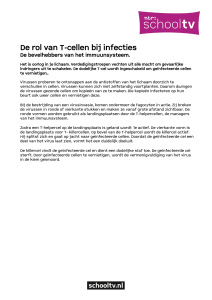 De rol van T-cellen bij infecties
