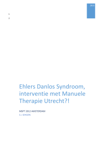 Ehlers Danlos Syndroom, interventie met Manuele therapie Utrecht?!