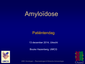 Diagnosis in amyloidosis