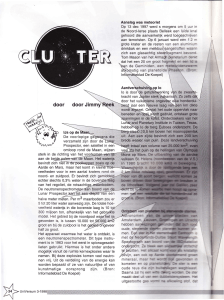 Cluster - UV3 1998
