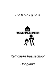 S choolgids Katholieke basisschool Hoogland