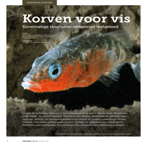 Korven voor vis - Sportvisserij Nederland