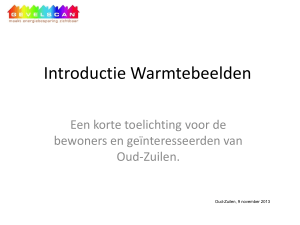 Introductie Warmtebeelden Oud-Zuilen 09-11-2013