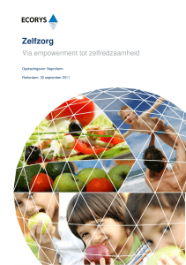 Zelfzorg - PatientEmpowerment.nl