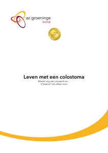 Colostoma - AZ Groeninge