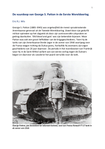 De vuurdoop van George S. Patton in de Eerste Wereldoorlog