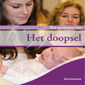 Het doopsel - Bisdom Rotterdam