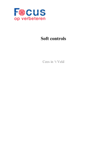 Soft controls - Focus op verbeteren