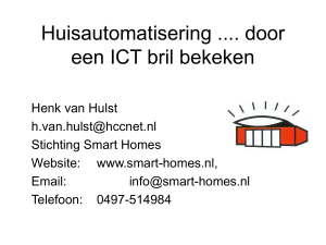 Huisautomatisering .... door een ICT bril bekeken - Ngi-NGN