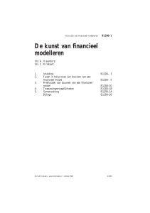 financieel model