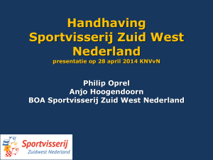 Gastheer of Handhaver - Sportvisserij Nederland