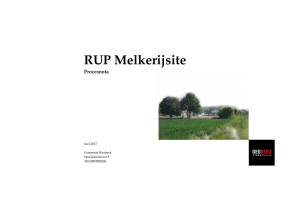 RUP Melkerijsite - Gemeente Bierbeek