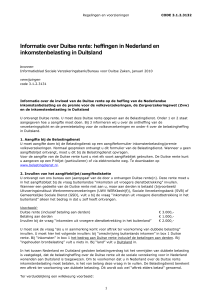 Informatie over Duitse rente: heffingen in Nederland en