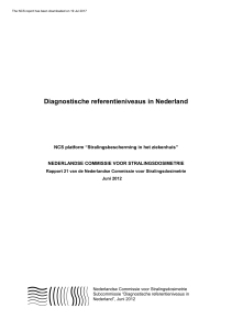 Diagnostische referentieniveaus in Nederland