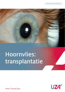 Hoornvlies: transplantatie