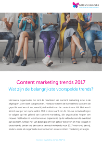 Content marketing trends 2017