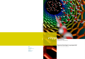 RIVM rapport 601785002 Nanotechnologie in perspectief