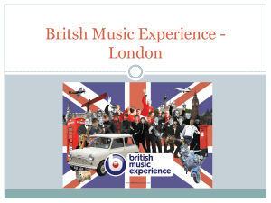 Britsh Music Experience - London