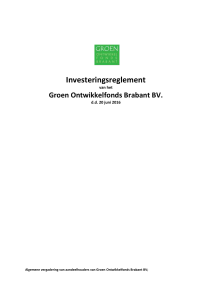 investeringsreglement versie 20 juni 2016