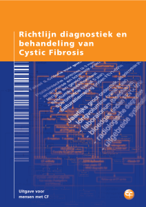 Richtlijn diagnostiek en behandeling van Cystic Fibrosis