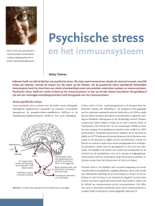 Psychische stress en het immuunsysteem