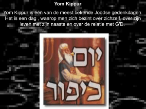 Yom Kippur - Messiaans het levend water