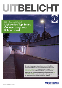 Lightronics Top Smart Connect zorgt voor licht op maat