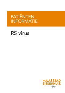 RS virus - Maasstad Ziekenhuis