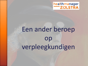 Hogeschool Zuyd - Healthmanager Zijlstra