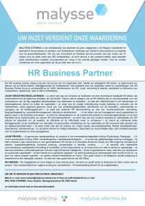 HR Business Partner - Malysse