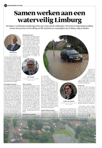 Samen werken aan een waterveilig Limburg