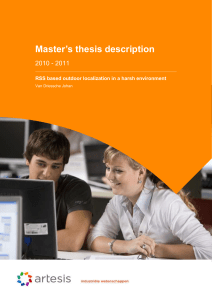 Master`s thesis description