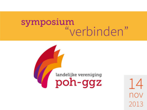 Programma symposium - Landelijke Vereniging POH-GGZ
