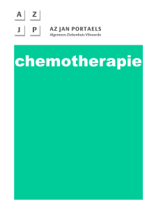 chemotherapie - AZ Jan Portaels