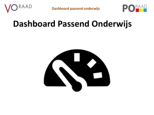 Dashboard passend onderwijs - PO-Raad