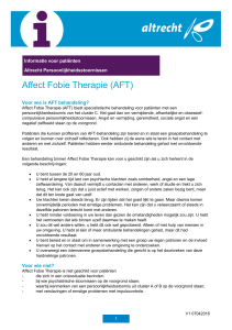 Affect Fobie Therapie (AFT)