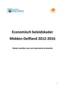 Economisch beleidskader Midden-Delfland