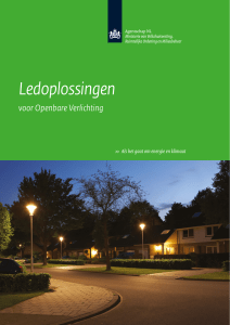 Brochure Ledoplossingen voor Openbare Verlichting