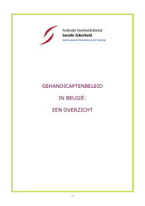gehandicaptenbeleid in belgië: een overzicht