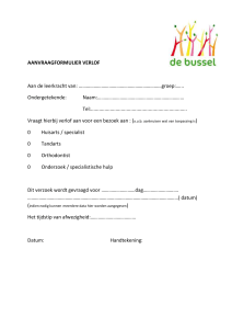 Aanvraag verlof doktersbezoek